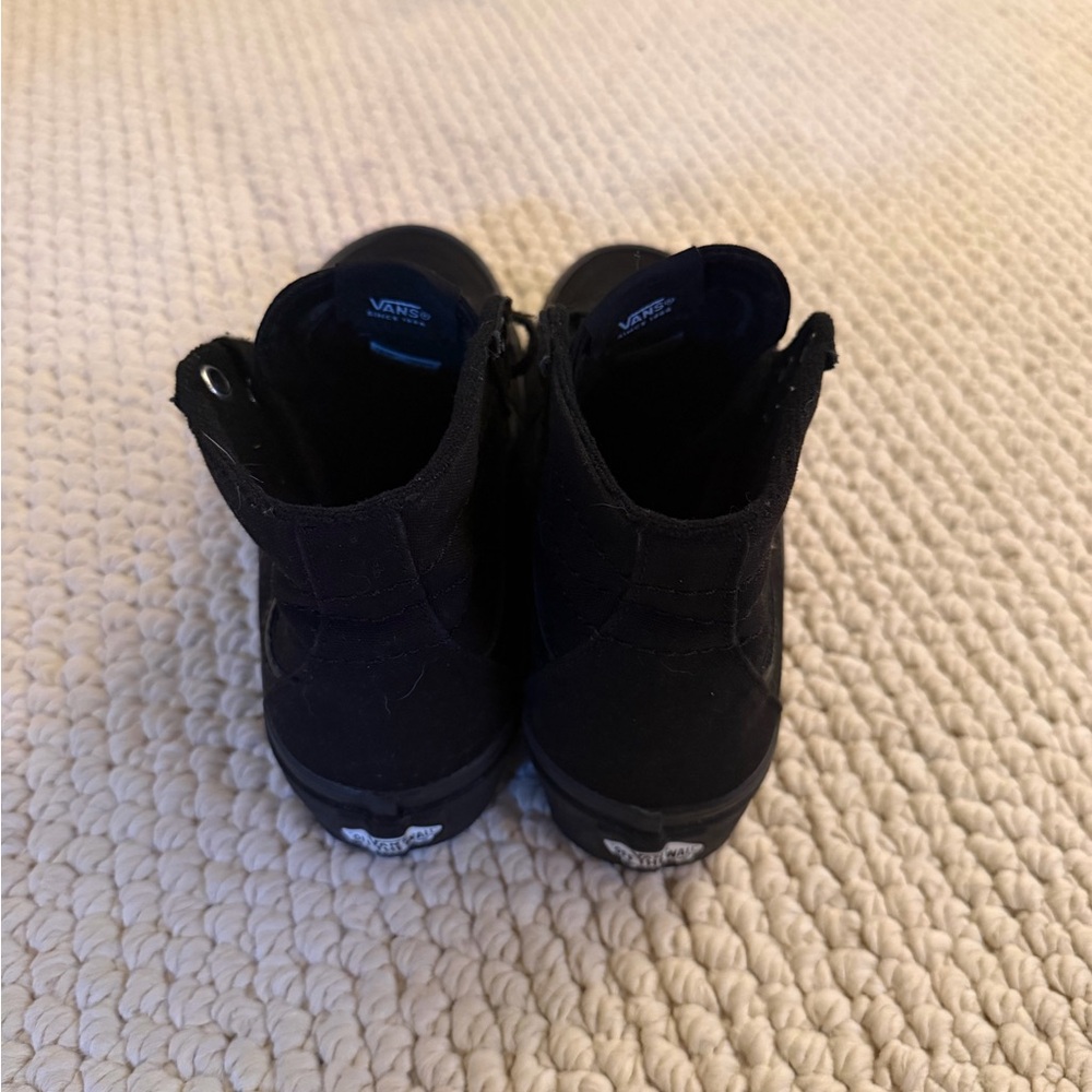 Vans Black High-Top Canvas Sneakers - Picture 3 of 4